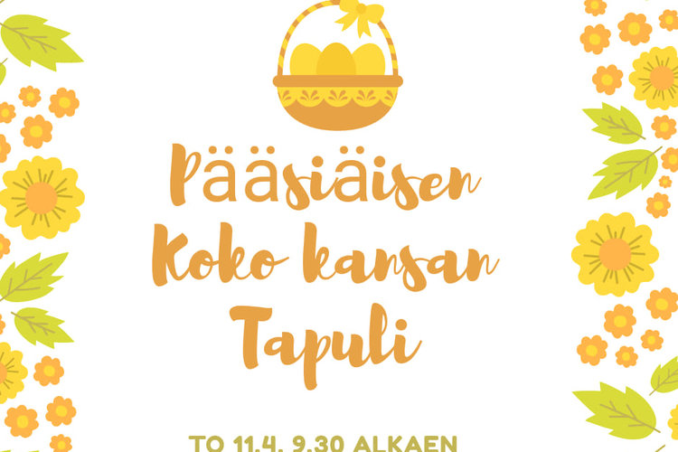 Pääsiäisen Koko kansan Tapuli Pääsiäisen Koko kansan Tapuli