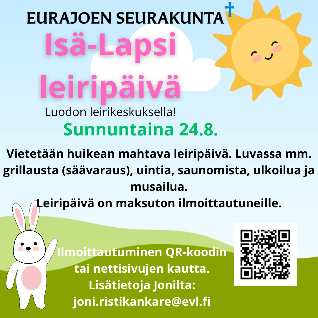 Isä- Lapsi leiripäivä Isä-lapsi leiripäivän mainos