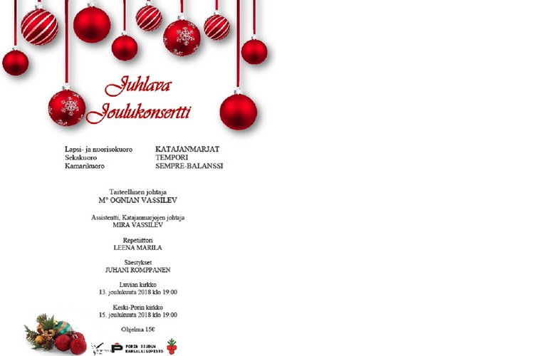 Juhlava Joulukonsertti Juhlava Joulukonsertti