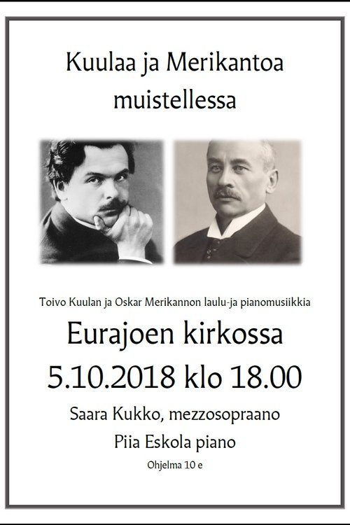 Kuulaa ja Merikantoa muistellessa Kuulaa ja Merikantoa muistellessa
