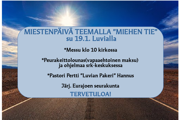 Miestenpäivä Luvialla Miestenpäivä Luvialla