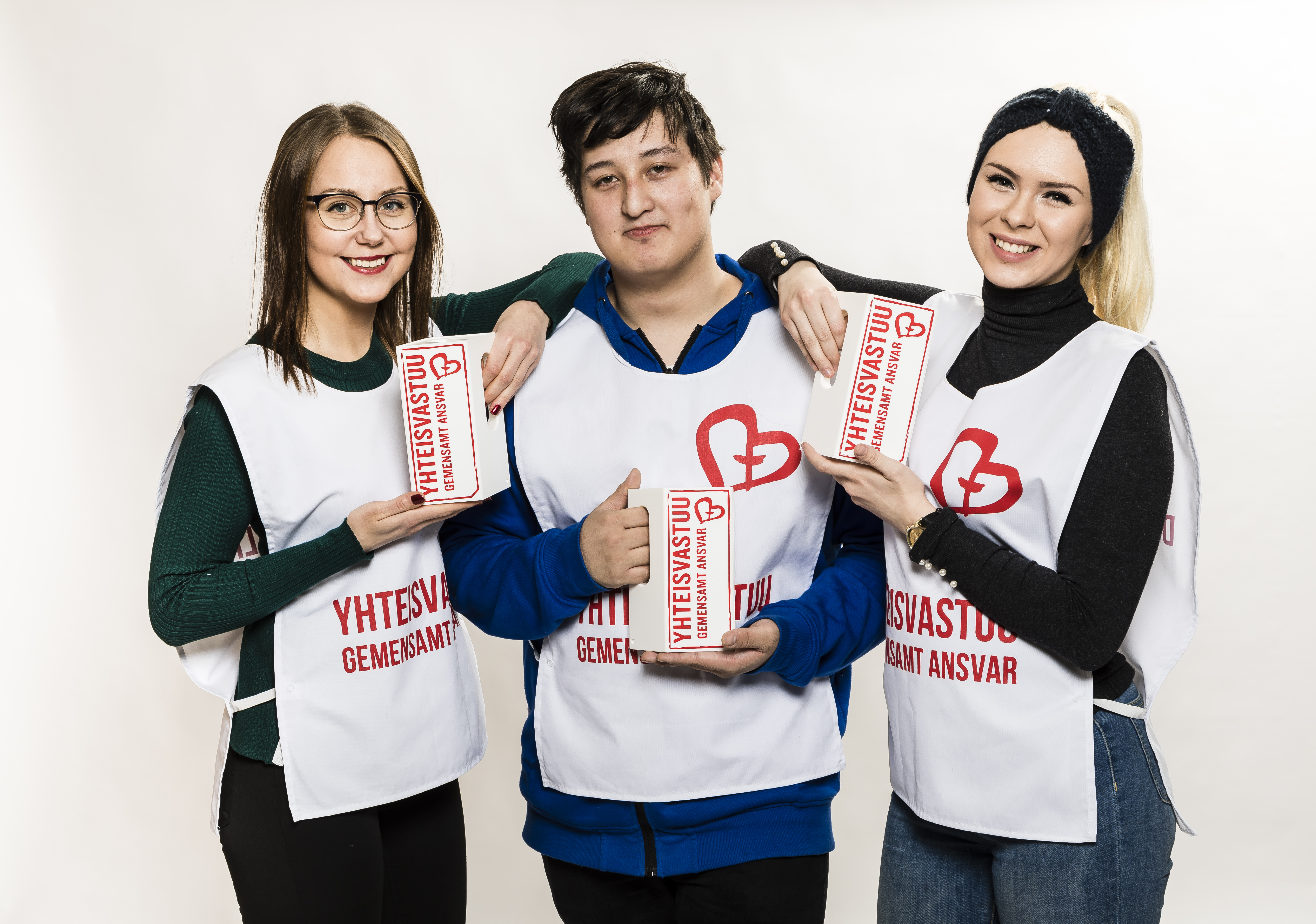Kansainvälisyysriparin ja Musariparin diakoniapäivä Yhteisvastuukerääjiä