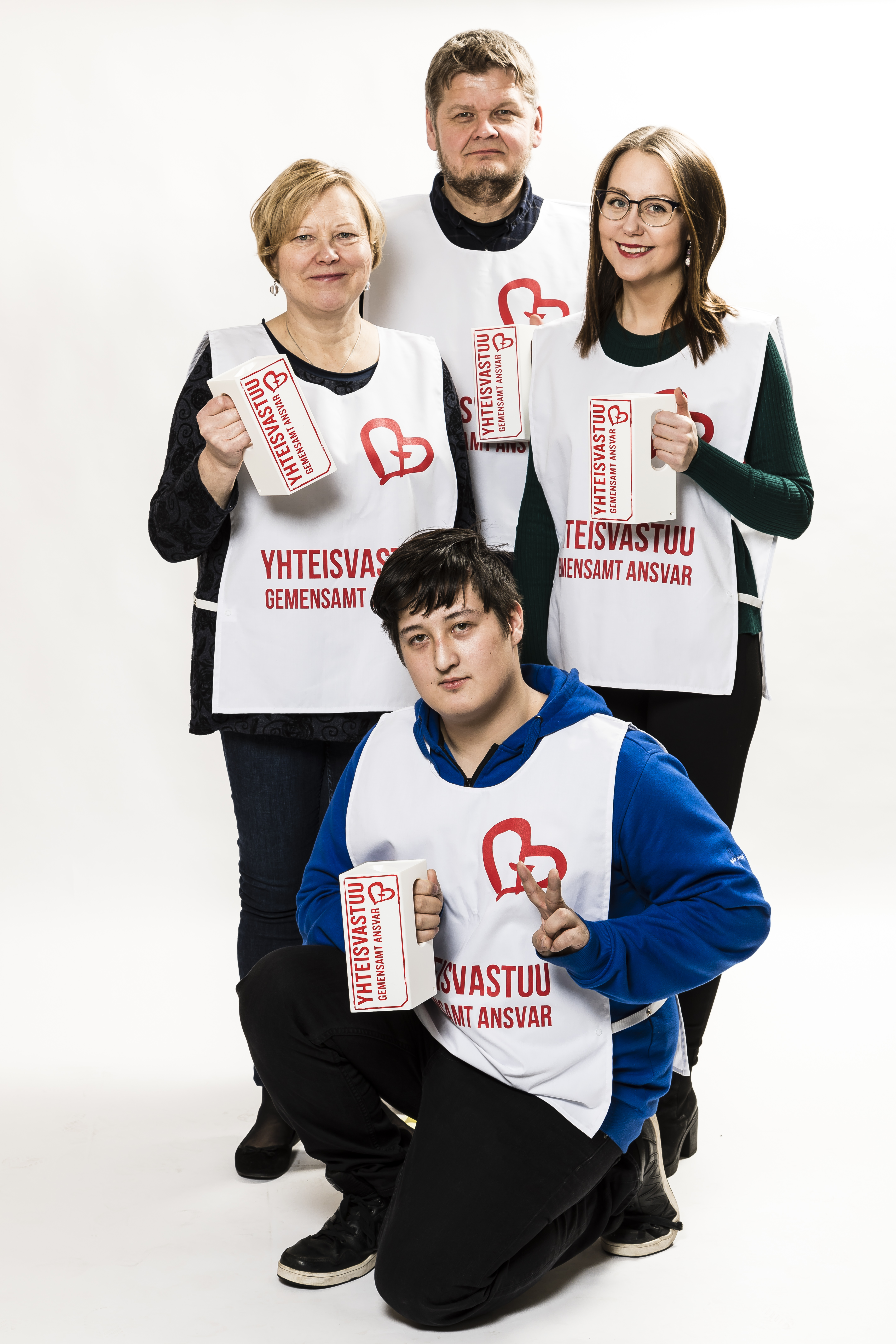 Yhteisvastuukerääjiä