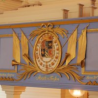 Avaa kuva isommaksi Axell von Fersenin vaakuna Eurajoen kirkossa